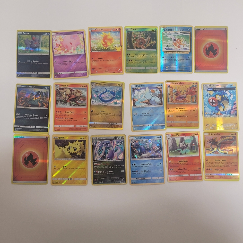 Pokemon Holographic Cards